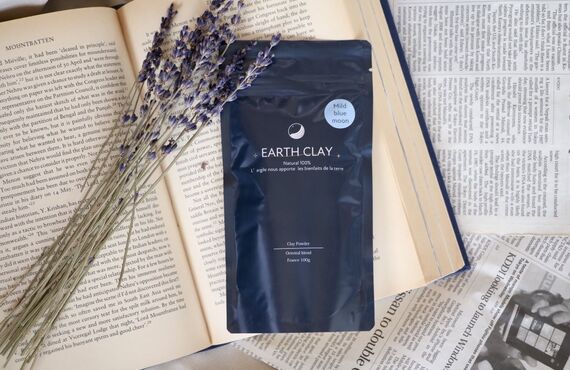 フランス産クレイの化粧品「EARTH CLAYの地球の粉」マイルドブルームーンをご紹介