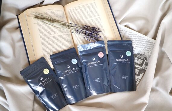 フランス産クレイの化粧品「EARTH CLAYの地球の粉」マイルドグリーンムーンをご紹介
