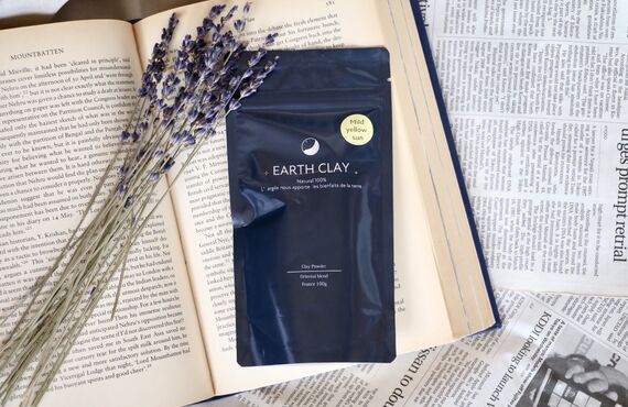 フランス産クレイの化粧品「EARTH CLAYの地球の粉」マイルドイエローサンをご紹介